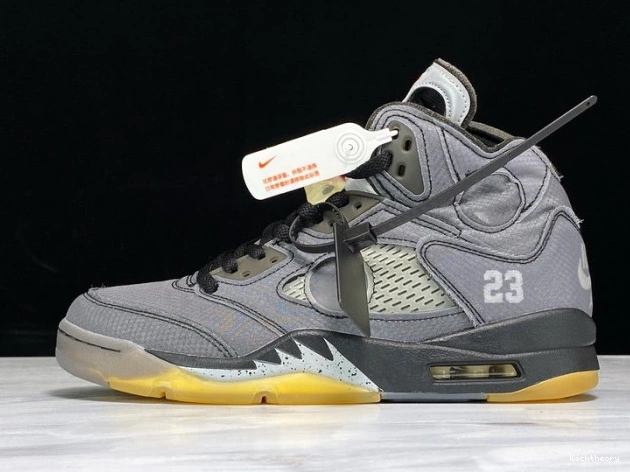 Kick Theory x Jordan Air 5 CT8480-001 Off-White Black 0811